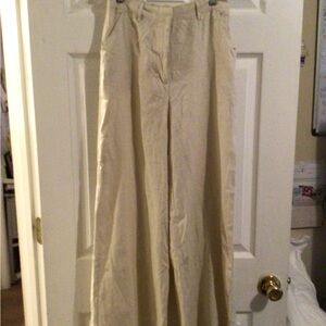 Max Studio Cream Wide Leg Pants